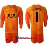 Virallinen Fanipaita + Shortsit Maalivahdin Pitkähihainen Tottenham Hotspur LLORIS 1 2022-23 Oranssi - Lasten